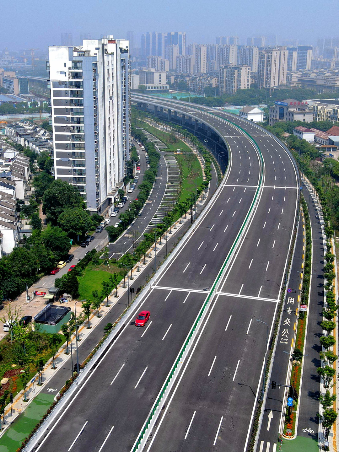 湖州内环快速路东段今日通车