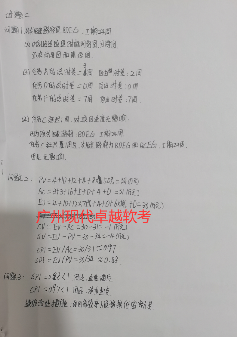 软考倒计时7天！！今天的模考你多少分？