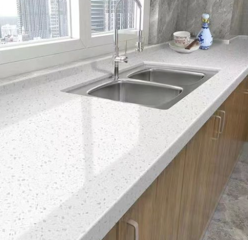 Sparkle White Quartz Bench tops