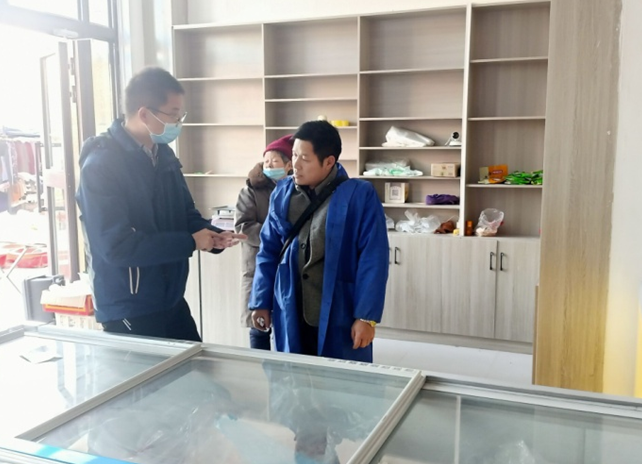 学苑社区开展冷链食品专项排查行动 --筑牢食品安全防线