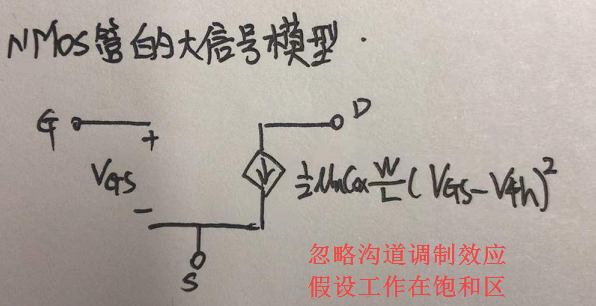 mos管小信号模型怎么画图片