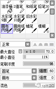 Sai画布丙烯画头发笔刷设置教程 Sai绘画板绘ps学习 微信公众号文章阅读 Wemp