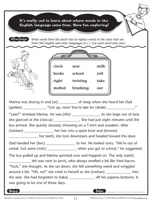 社群免费资源分享｜Reading Comprehension Skills and Strategies阅读技巧与词汇练习册~~