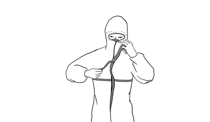 医用一次性帽子怎么戴抗疫一点通丨防护服穿脱有顺序，这些注意事项很重要！请转给你关心的他们_https://www.jmylbn.com_新闻资讯_第35张