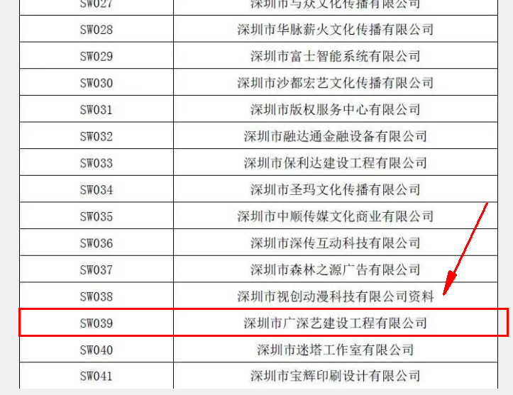热烈祝贺深圳广深艺建设成功入选深圳晚报2020优质供应商