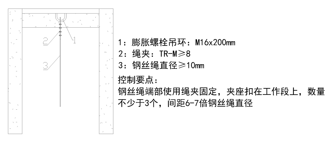 《建筑施工高处作业安全带系挂点推荐图集》的图59