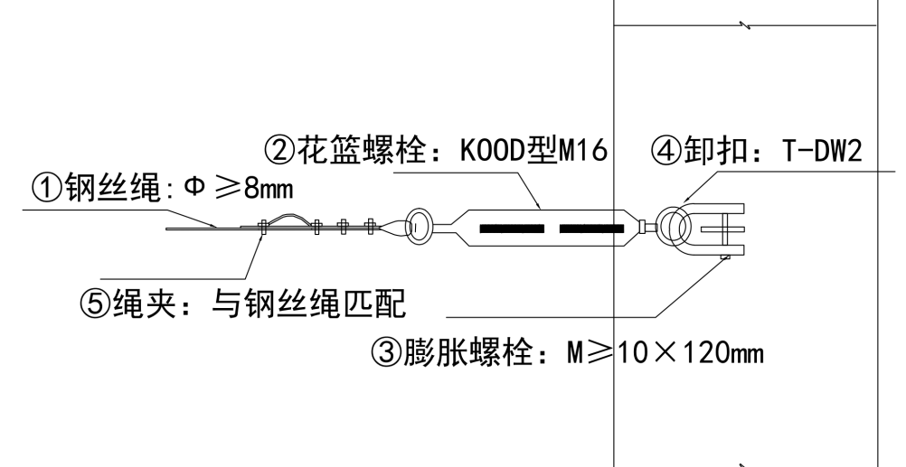 《建筑施工高处作业安全带系挂点推荐图集》的图63