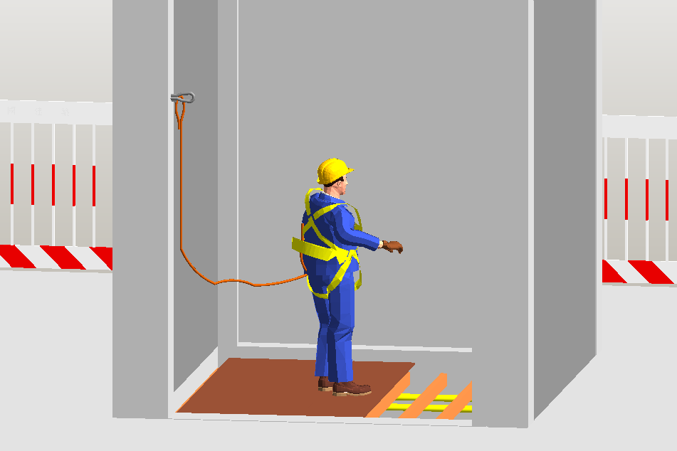 《建筑施工高处作业安全带系挂点推荐图集》的图55