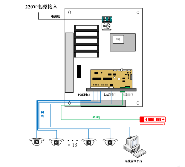 基于车牌识别的反向寻车系统施工手册及CAD图纸的图19
