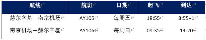 芬蘭航空將於9月起恢復赫爾辛基往返南京航線的運營，每周執飛一班 旅遊 第2張