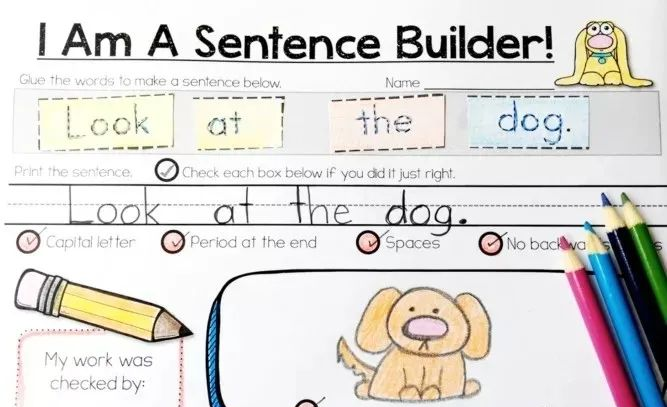 【免费资源分享】230页超有趣的《Sentence Building》英语造句作业纸有效帮孩子提升英语造句能力！