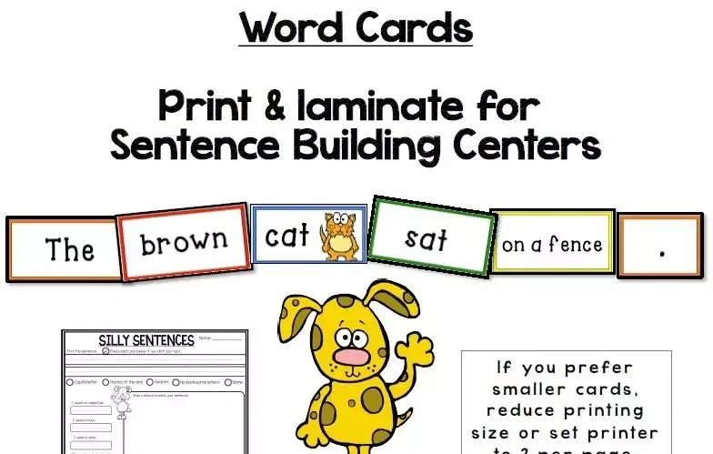 【免费资源分享】230页超有趣的《Sentence Building》英语造句作业纸有效帮孩子提升英语造句能力！