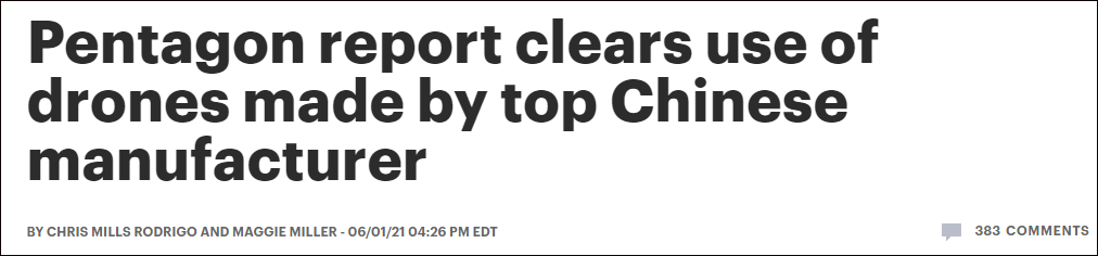 法国无人机厂商CEO声称担心被中国列入“黑名单”的图3