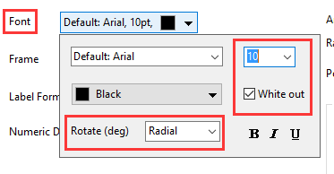 OriginPro极坐标气泡图