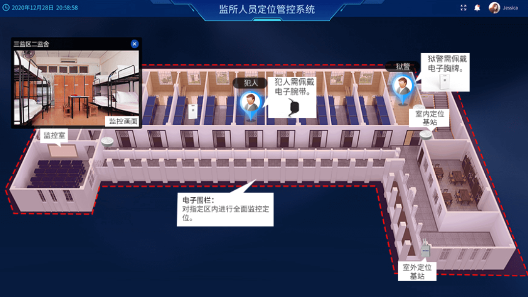 智慧监狱-翰东监所人员定位管控系统