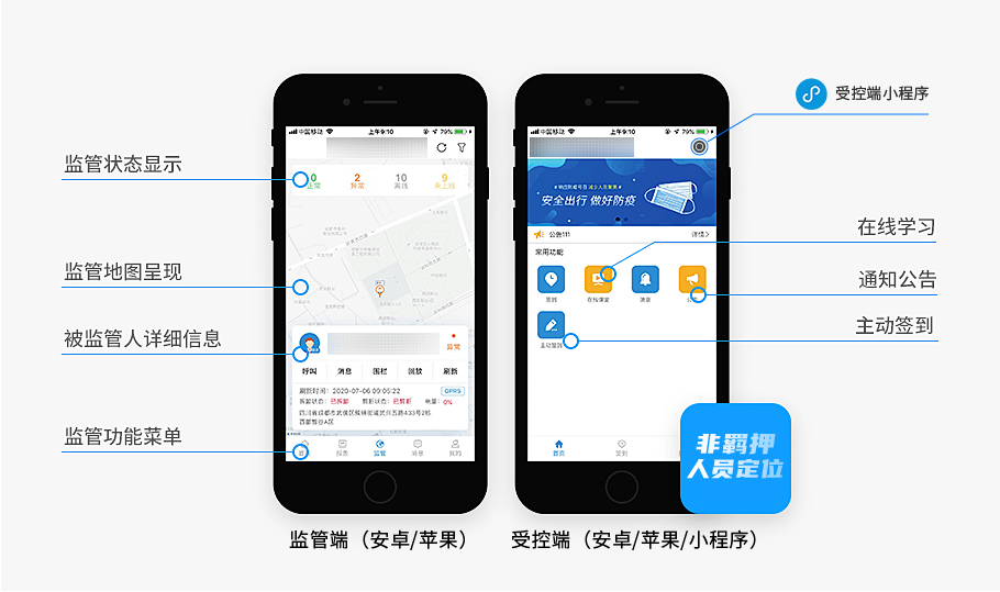 非羁押人员定位