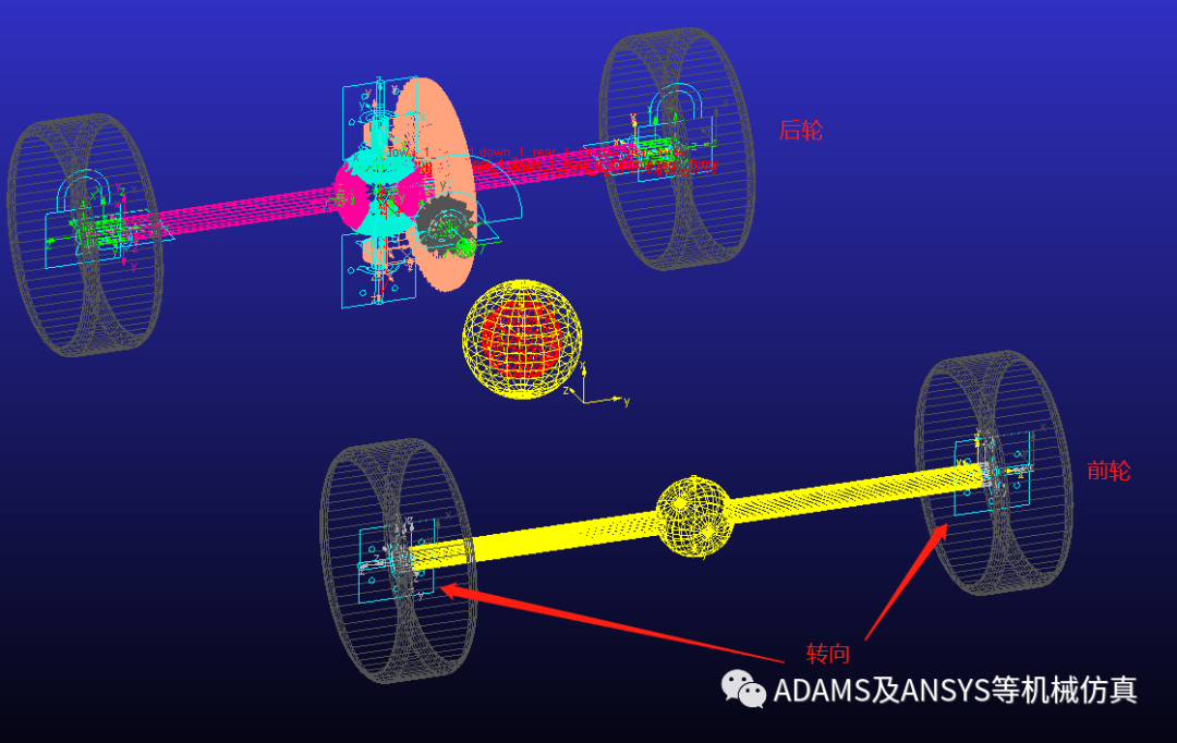 ADAMS汽车差速器模拟仿真的图22