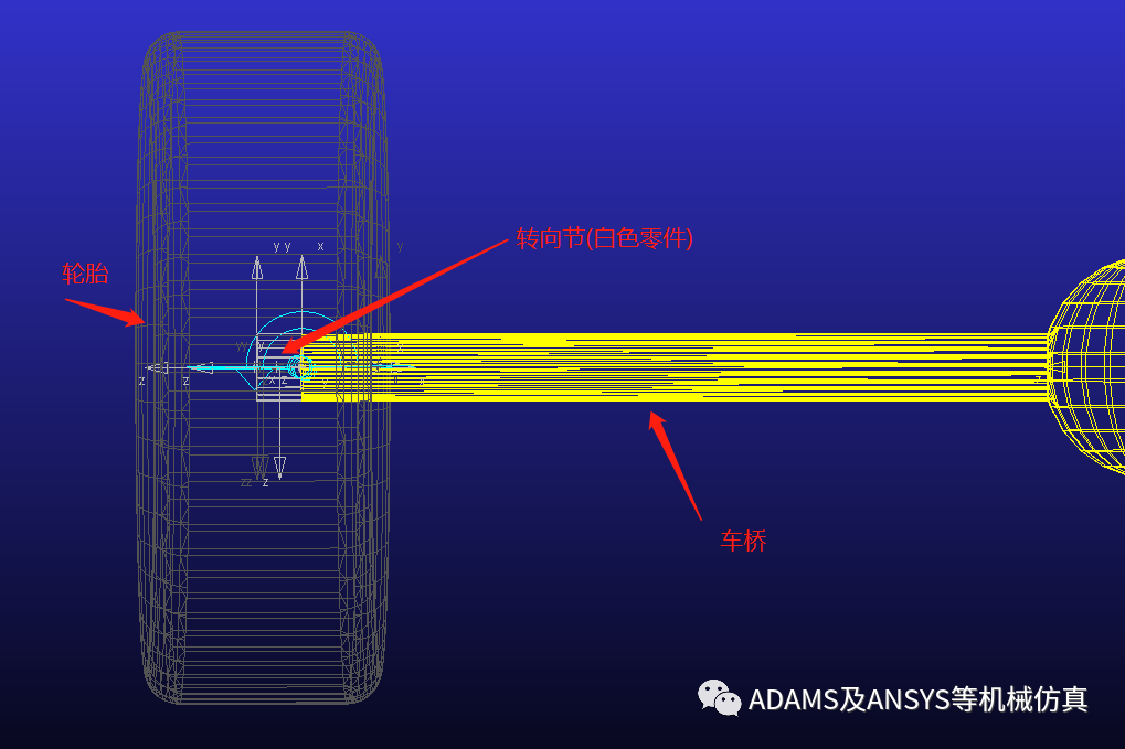 ADAMS汽车差速器模拟仿真的图23