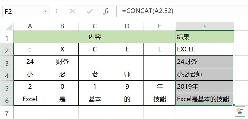 sqlserver2005 字符连接_excel批量修改列字符_excel字符串连接