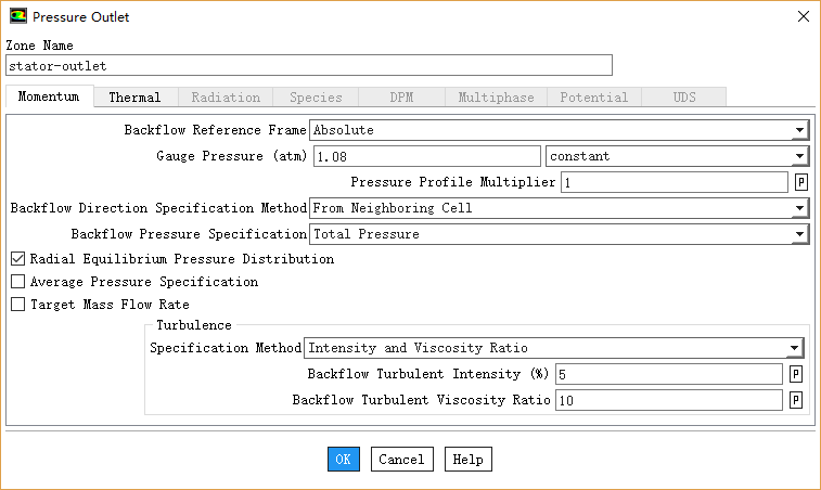 ANSYS Fluent验证案例：轴流压缩机的图11