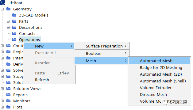STAR CCM+案例｜救生艇入水仿真 救生艇模型的图12