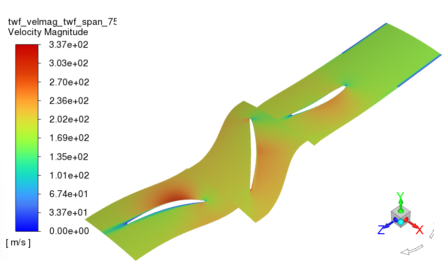 ANSYS Fluent案例｜利用Turbo流程计算压缩机性能的图29