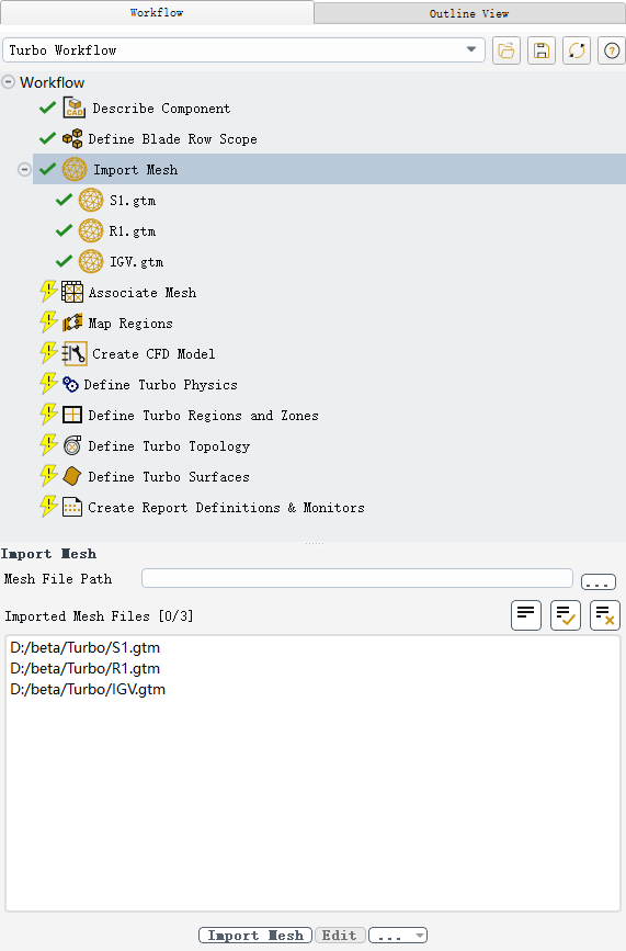 ANSYS Fluent案例｜利用Turbo流程计算压缩机性能的图9