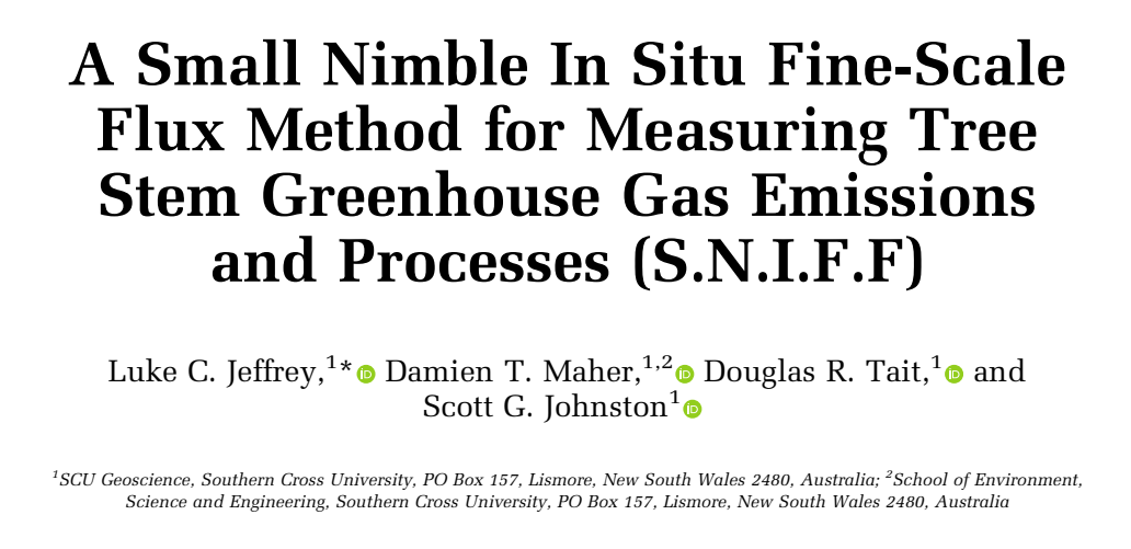 探索树茎温室气体排放的新视角：Picarro技术的应用