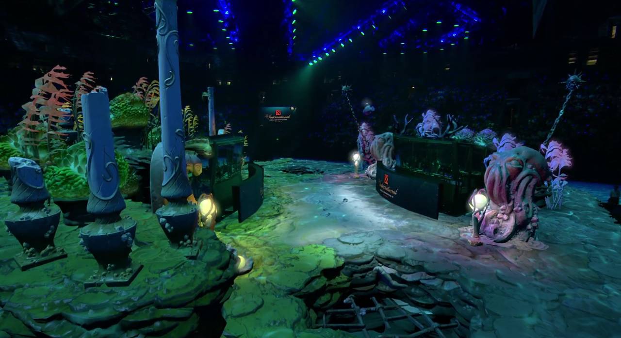 全景AR特效加持的主舞台