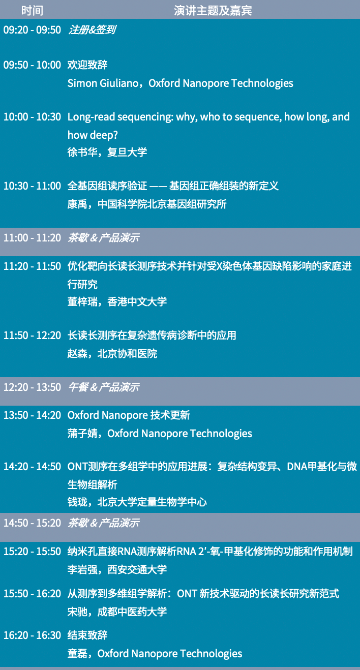 斑马鱼携手Oxford Nanopore邀您参加本周四WYMM全球巡回活动——北京站