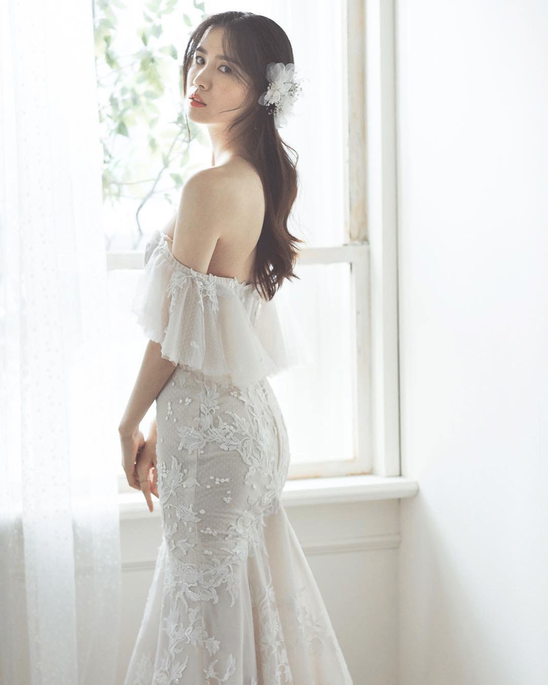 韩式婚纱照这样拍,好美!