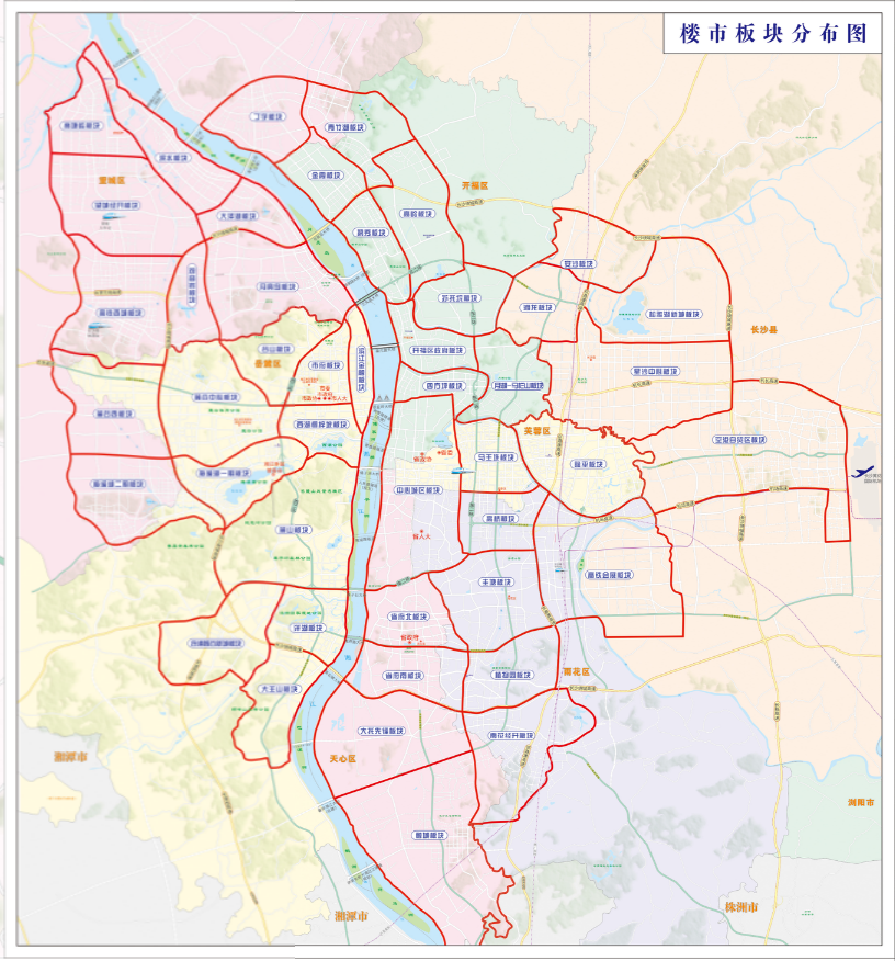 长沙楼市地图电子版图片