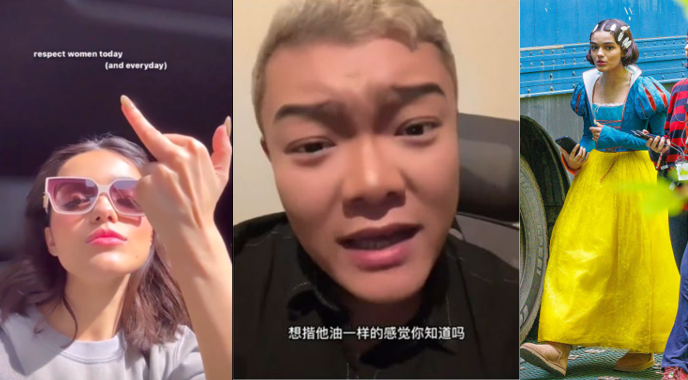 涉嫌辱华？好莱坞女星与中国网红互撕：竖中指，骂F*** 网友：叠buff大战！（组图） - 1