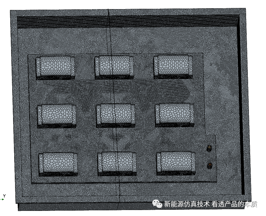 starccm怎么画网格？电池热管理系统 STAR-CCM+中基于part的网格划分案例的图8
