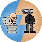 跑酷马桶人逆袭监控人