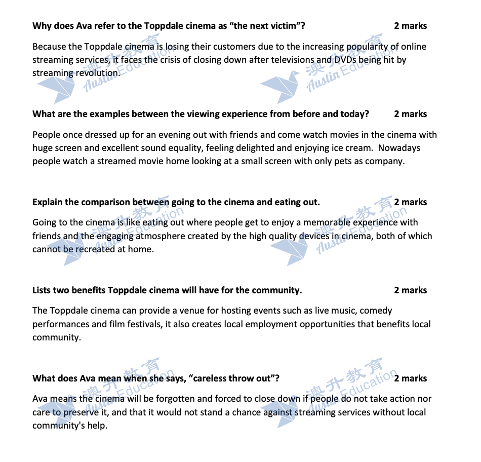 VCE English Exam 2021 - 03