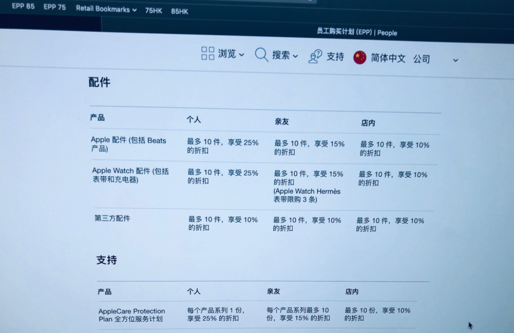 苹果员工折扣_zara有员工折扣吗_gap员工折扣