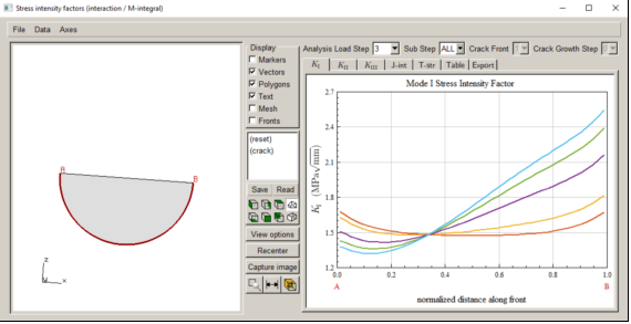 多分析步下的裂纹扩展的图10
