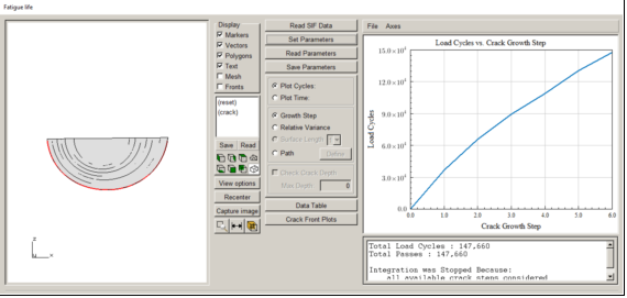 多分析步下的裂纹扩展的图15