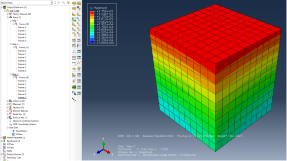 多分析步下的裂纹扩展的图4