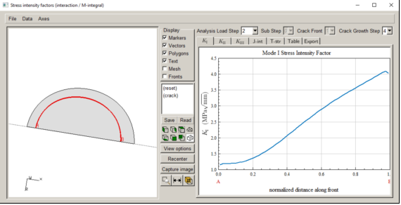 多分析步下的裂纹扩展的图16