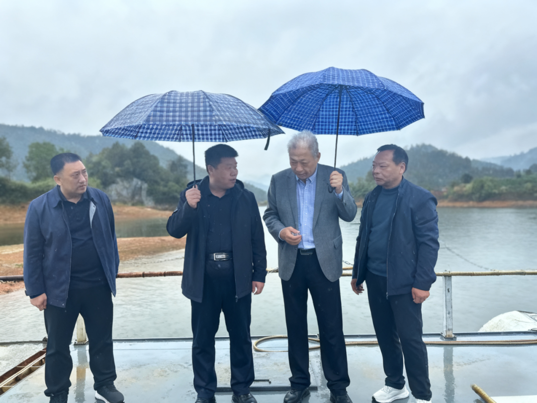 威海市文登区委常委、副区长刘希杰率队考察黄山丰乐水库项目