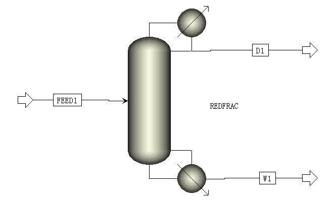 精馏塔设计：再沸、回流的流股体积流量数据如何获取？的图1