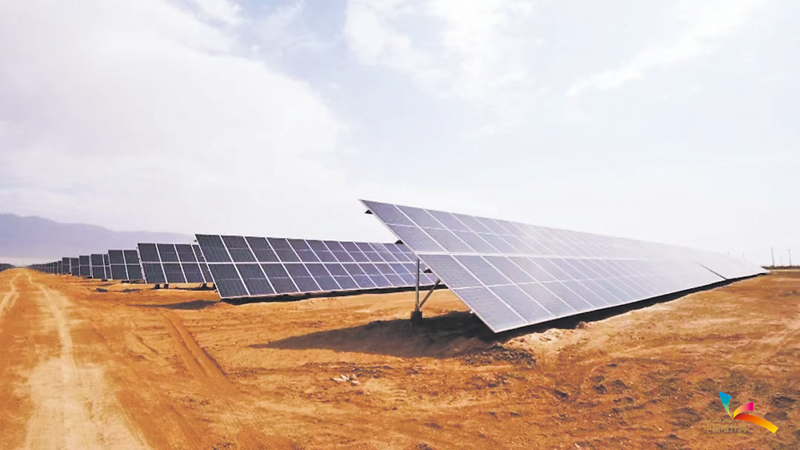 巴楚县光伏发电项目。