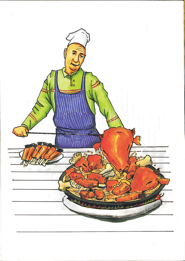 手绘丨喀什美食:总有一道满足你挑剔的味蕾-中新网·新疆