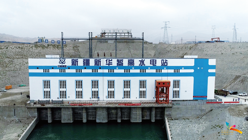 莎车县新华錾高水电站外景。艾力 摄