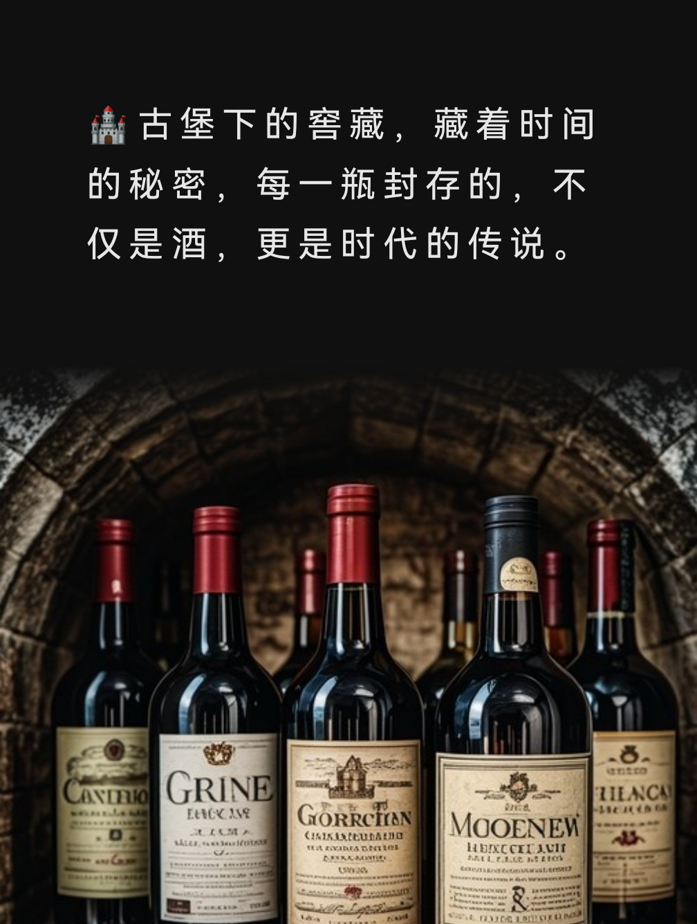 酒文化优美句子一字不见酒