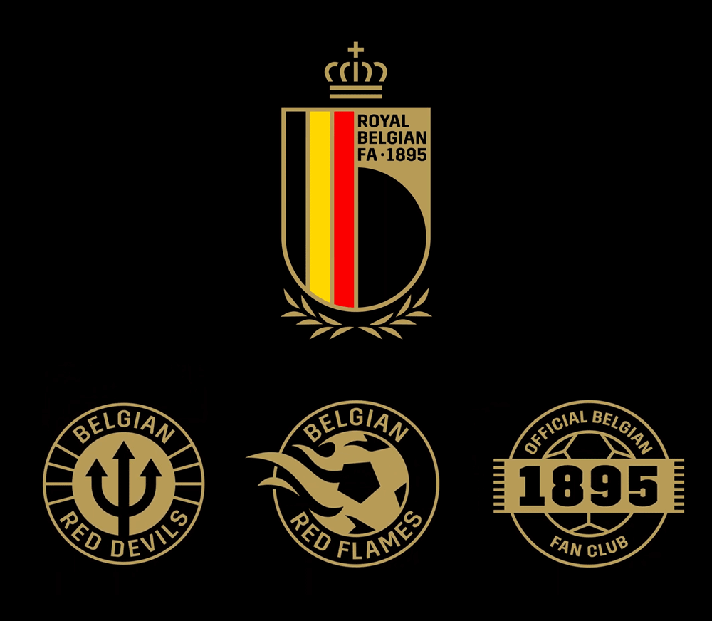 比利时足球队队徽图片