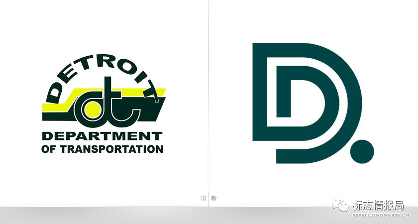 底特律市交通部 Ddot 宣布启用新logo 标志情报局 微信公众号文章阅读 Wemp