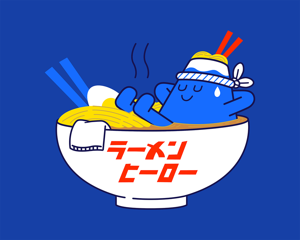 拉面英雄全新的logo和吉祥物发布